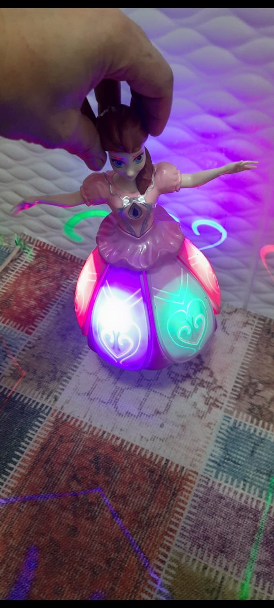 Işıklı Çok Renkli Prenses Bebek - Görsel 2