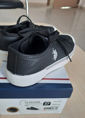 37 Beden U.S. Polo Assn. Kadın Siyah Sneaker