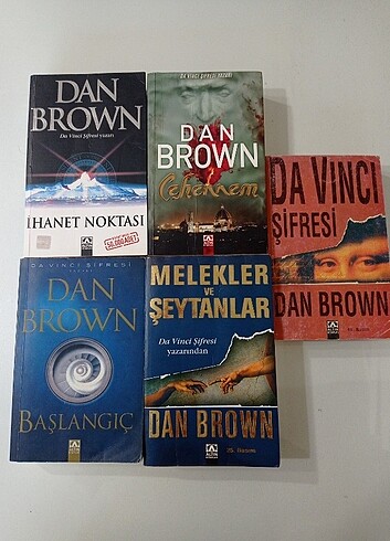 Dan Brown kitap seti / 5 kitap 