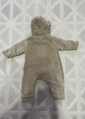 Kürklü Gri Bebek Tulumu - Görsel 6