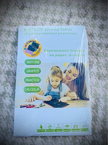 Renkli Ekran 8,5 İnç Çizim Tableti-SİYAH