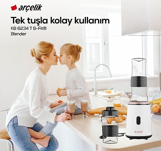 Arçelik Kişisel Blender-ARÇELİK KB 6234T BEYAZ