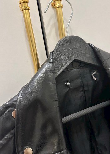 ZARA MODEL SİYAH DERİ CEKET - Görsel 3