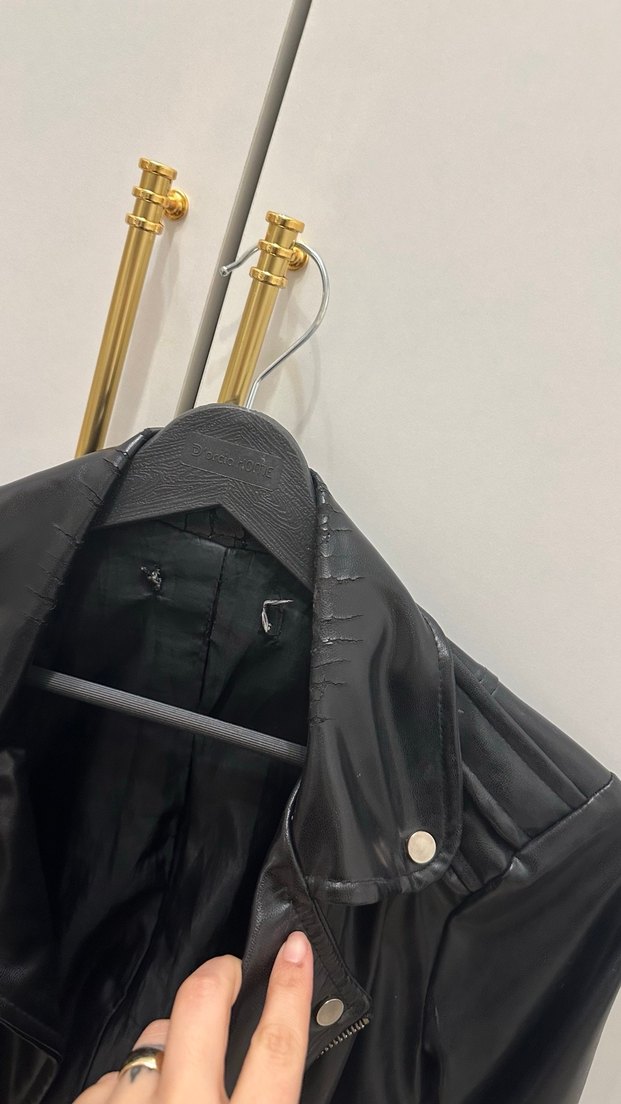 ZARA MODEL SİYAH DERİ CEKET - Görsel 4