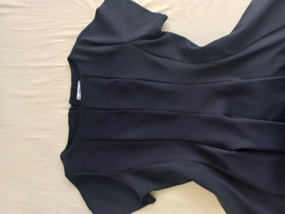 Siyah Mini  Elbise - Görsel 3