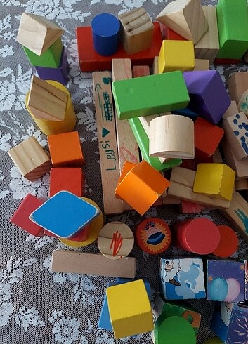 Beden Ahsap Lego bloklari