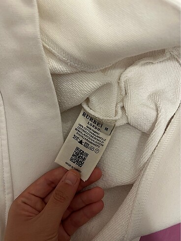 m Beden Burberry ihracat fazlası sweatshirt