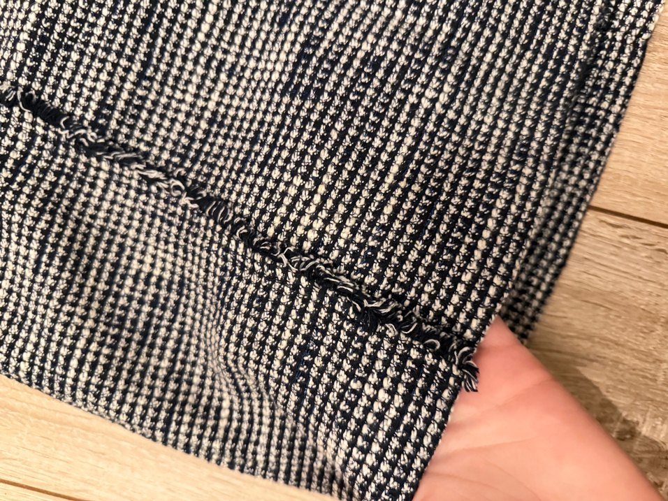 Gri Mini Etek Kareli - Görsel 2