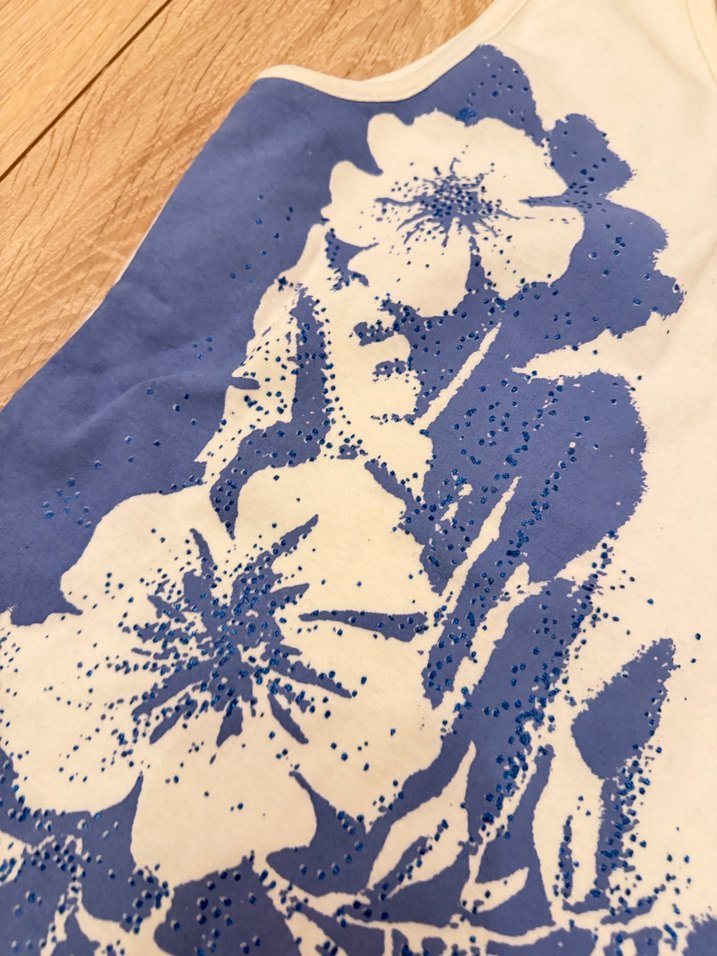 Vintage Tek Omuzlu Kadın Atlet - Görsel 2