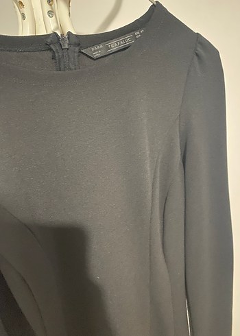 Uzun Kollu Siyah Kadın Triko Elbise - Görsel 4