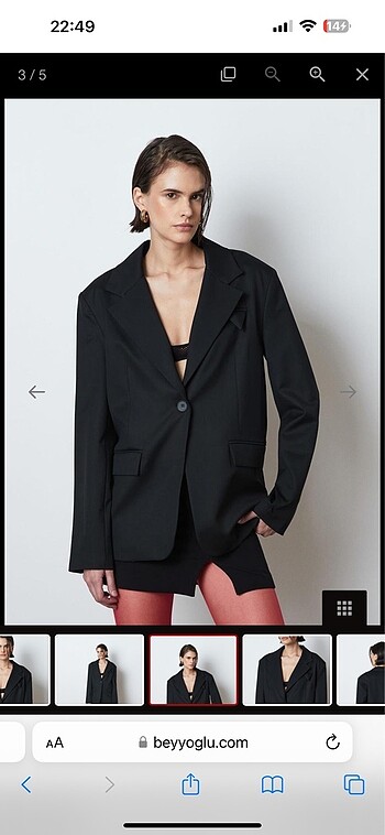 s Beden blazer ceket oversize