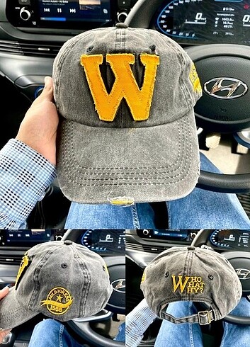 W cap şapka sıfır ürün 
