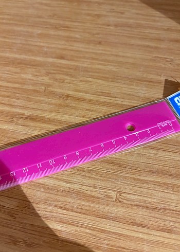 Pembe 20 cm Cetvel Ark - Görsel 3