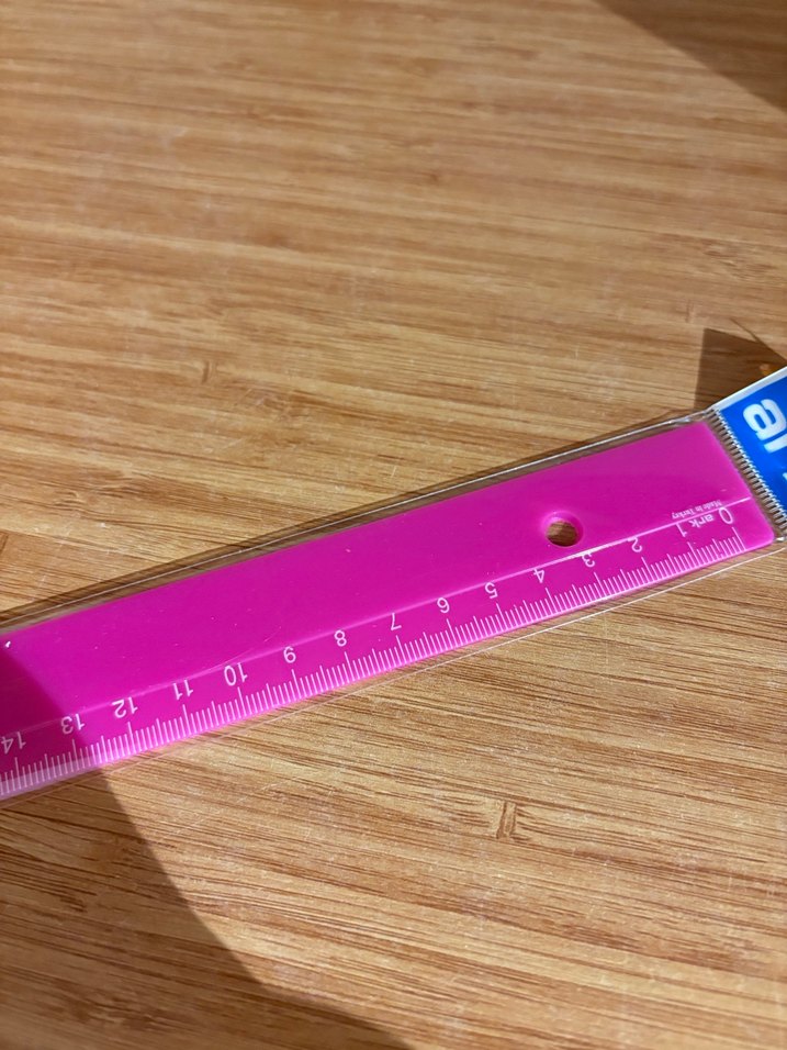 Pembe 20 cm Cetvel Ark - Görsel 3