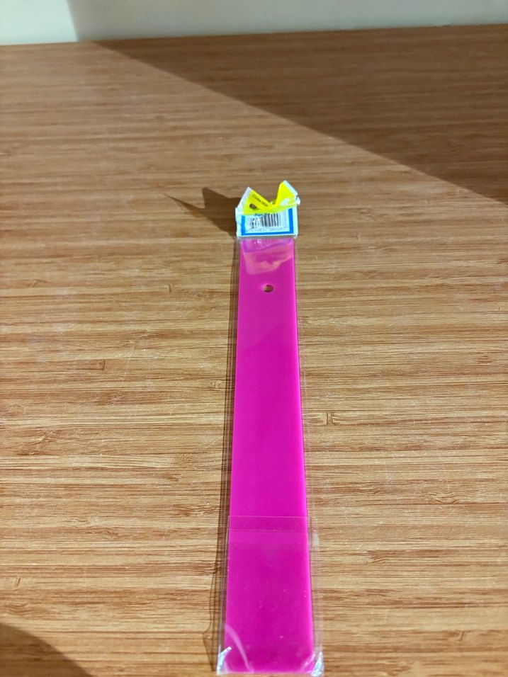 Pembe 20 cm Cetvel Ark - Görsel 2