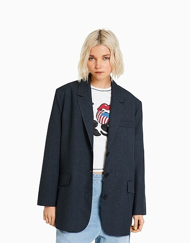 Bershka oversize blazer