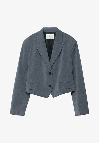 Stradivarius crop blazer