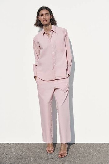 Zara Zara poplin pantolon