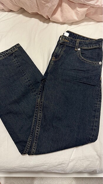 s Beden lacivert Renk H&m düşük bel jean