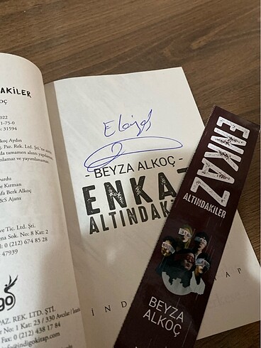  Beden enkaz altındakiler İMZALI KİTAP
