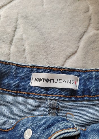 Koton Yüksek Bel Mini Denim Şort