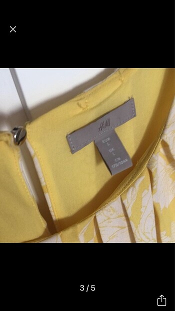 l Beden H&M yazlık elbise