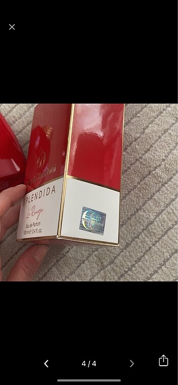 Beden sergio tacchini parfüm splendida le rouge