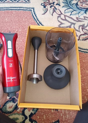 Kırmızı Arzum Prostick 1500 Blender ve Doğrayıcı