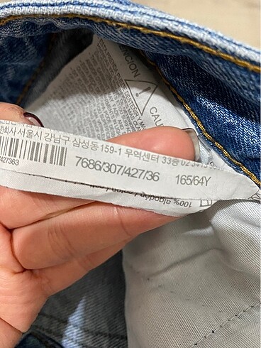 36 Beden mavi Renk Pull and bear jean