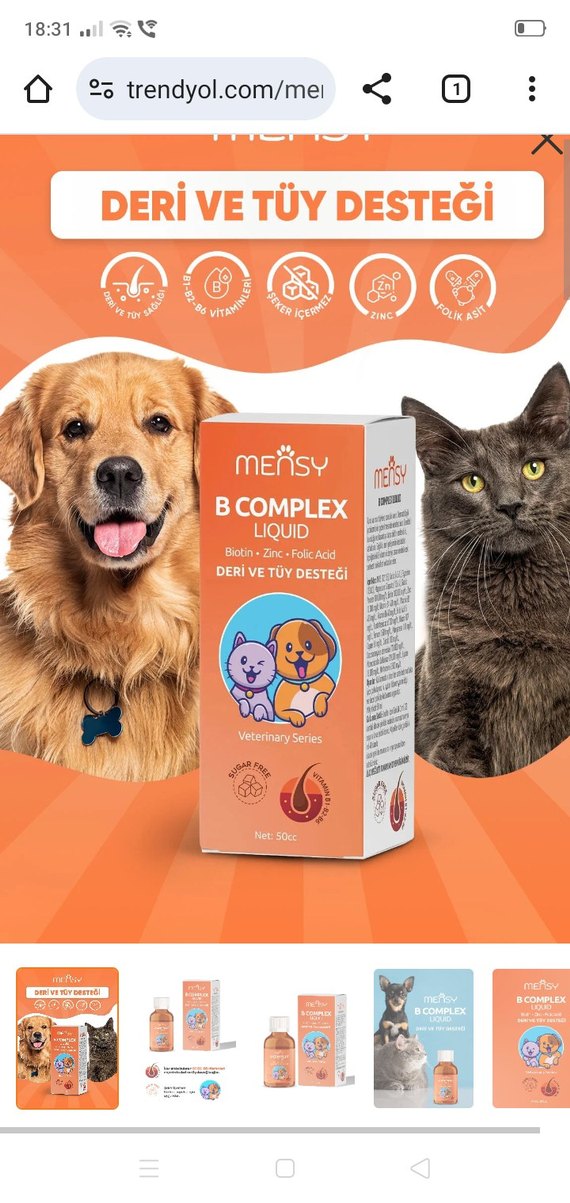 Mensy Kedi deri ve tüy desteği damla - Görsel 2