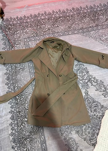 TRENDYOL Bej Kuşaklı Midi Trençkot - Görsel 7