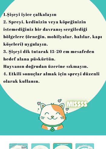 Evcil Hayvan Isırma Tırmalama Eğitim Spreyi - Görsel 2