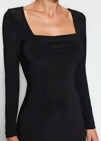 TRENDYOLMİLLA kare yaka elbise - Görsel 7