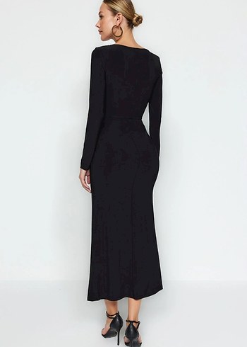 TRENDYOLMİLLA kare yaka elbise - Görsel 6