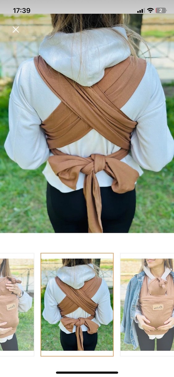 Bebek Kanguru Sling - Görsel 3