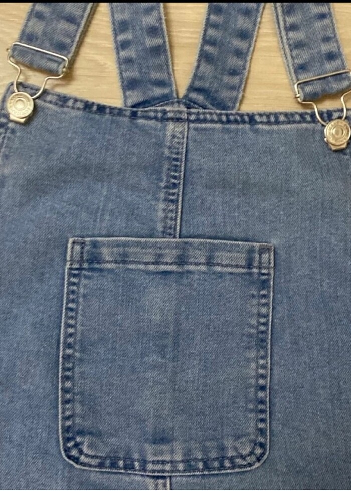 HAMİLE JEANS SALOPET - Görsel 3