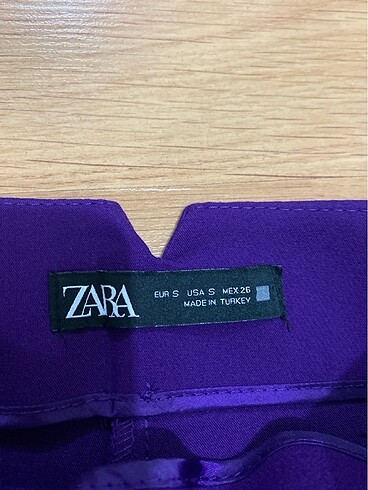 s Beden mor Renk Zara ?dan şort