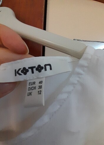 Koton beyaz ince gömlek