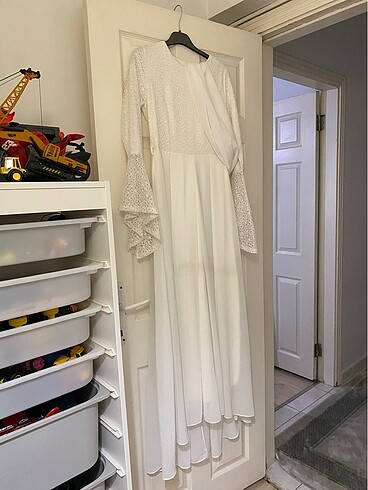 Puane Nikah elbisesi beyaz elbise