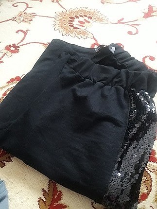 kumaş pantolon görünümlü rahat eşofman