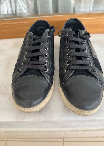 Dolce & Gabbana Siyah Deri Sneaker