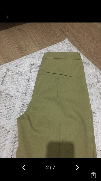 Zara Yağ yeşili pantolon