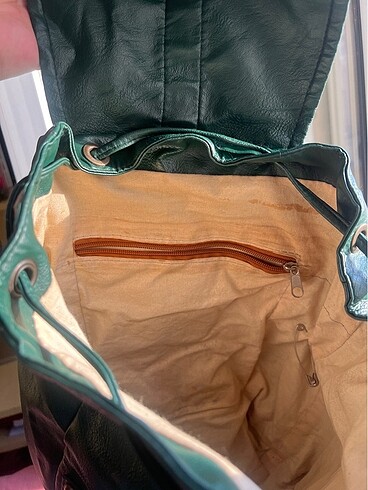 Deri sırt çantası - Görsel 5