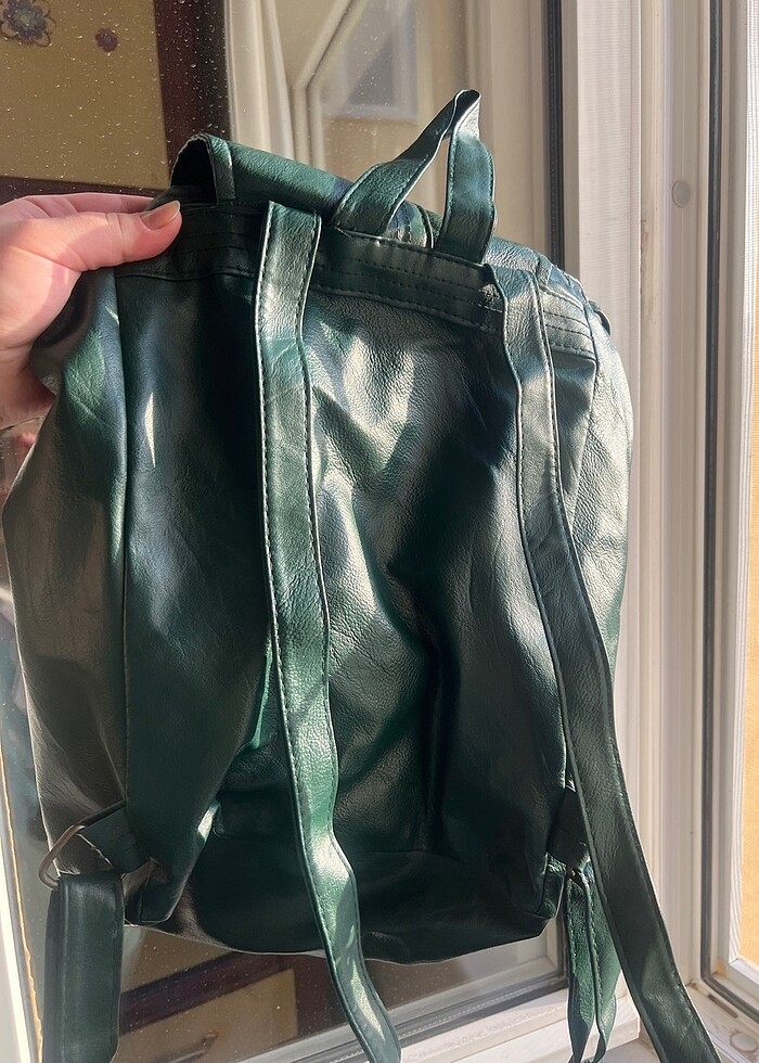 Deri sırt çantası - Görsel 2