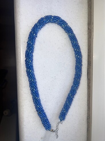 Cam boncuk bileklik kolye takı seti - Görsel 5