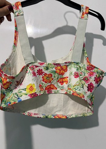 Çiçek Desenli Kadın Büstiyer - Görsel 2