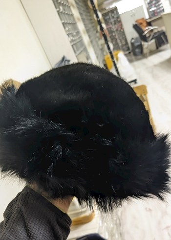 Kahverengi Kürklü Kadın Şapka - Görsel 4