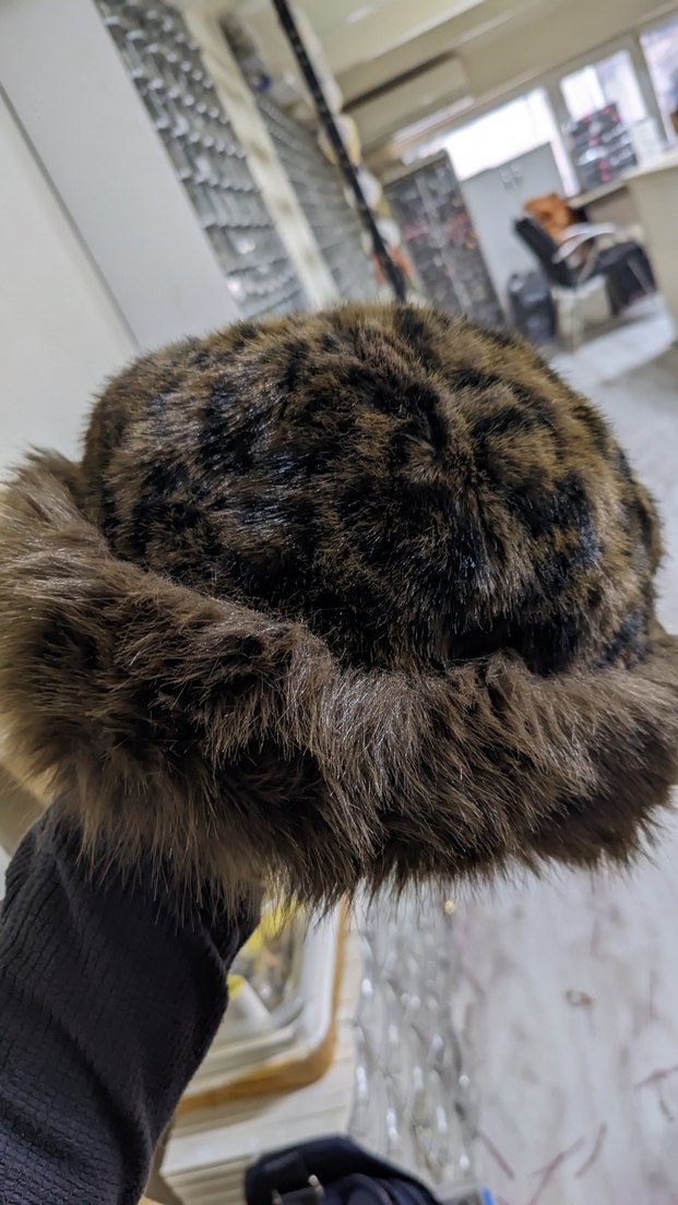 Kahverengi Kürklü Kadın Şapka - Görsel 2