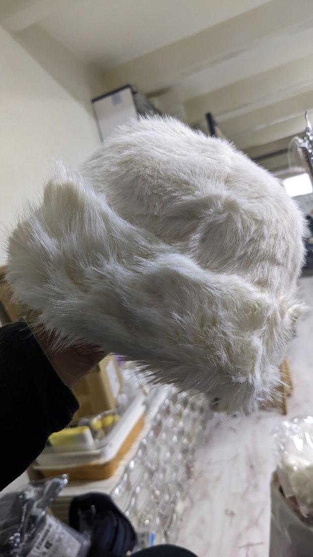 Kahverengi Kürklü Kadın Şapka - Görsel 3