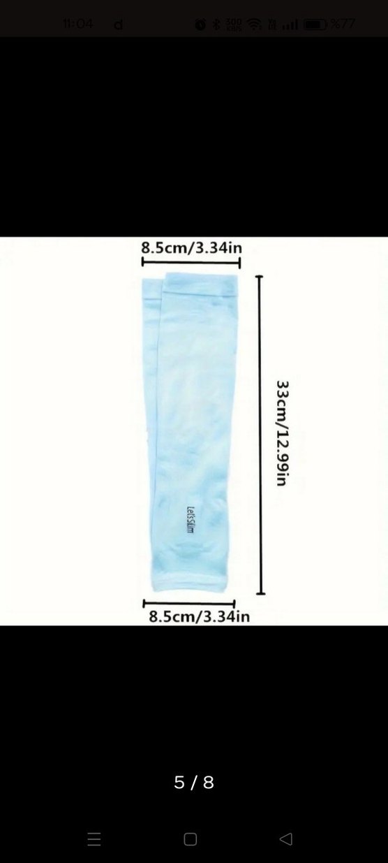 Esnek UV Spor Tesettür Kolluk - Görsel 5